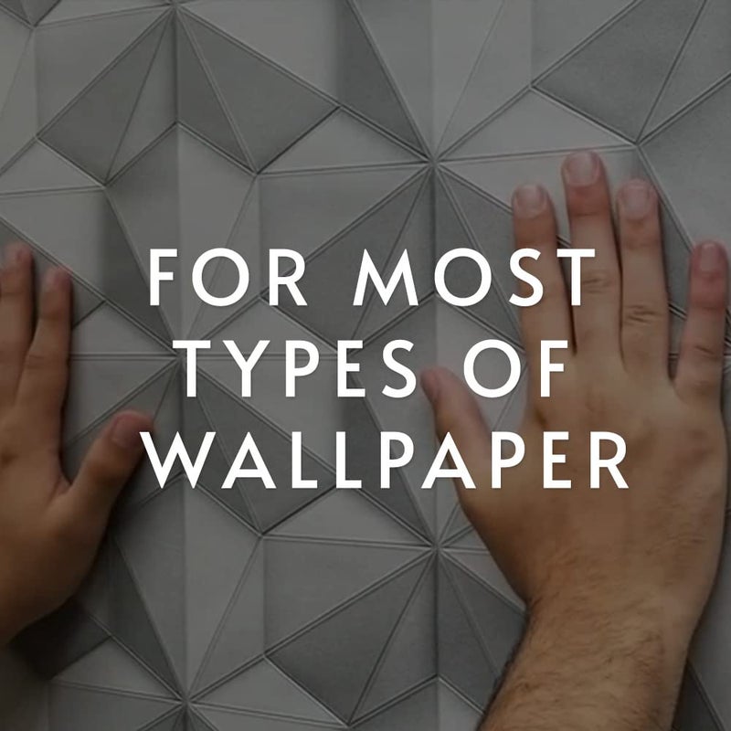 Roman Products 234 Heavy Duty Clear Wallpaper Adhesive, Strippable, 1-Gallon (280 Sq. Ft.) - Image 2